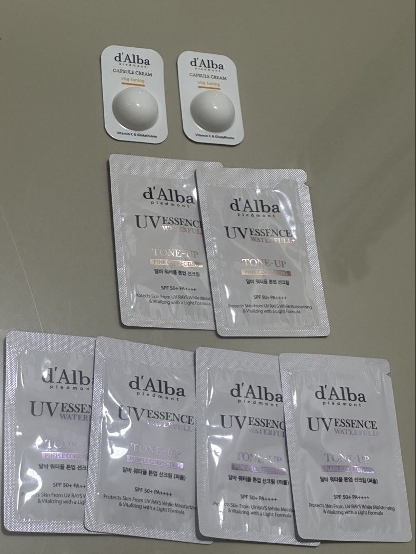 d’Alba sample, Beauty & Personal Care, Face, Face Care on Carousell