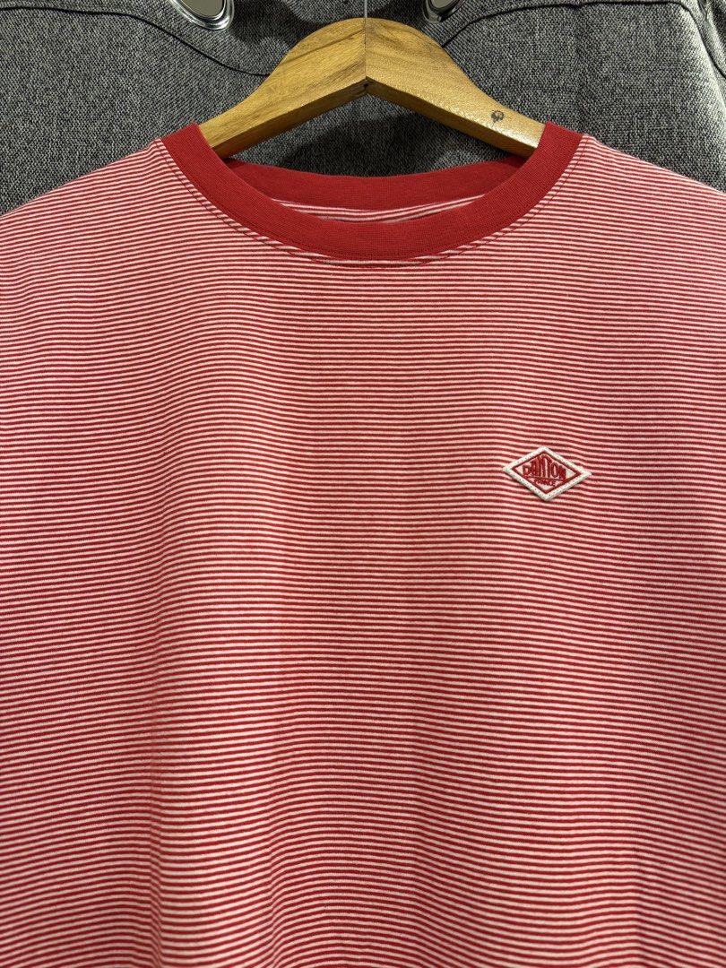 Danton - Logo Stripe Tee (Category: Tshirts & Polo Shirts ) located in Makati City. Submitted by dailypickups_ (Listing ID 1468417315, Image 2). Description: Size: M Condition: 10/10 Material: 100% Cotton.