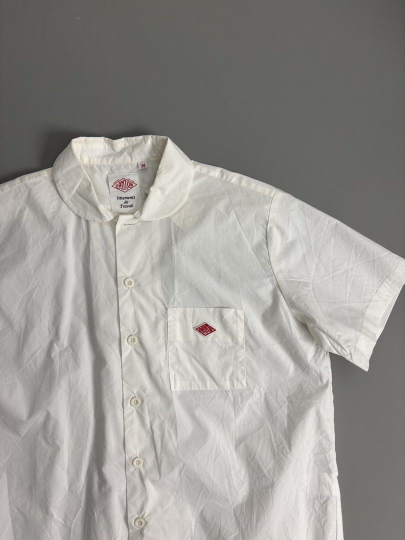 Danton White Blouse with Round Collar (Category: Blouses) located in San Fernando. Submitted by kayemanalac_05 (Listing ID 1468425069, Image 2). Description: .