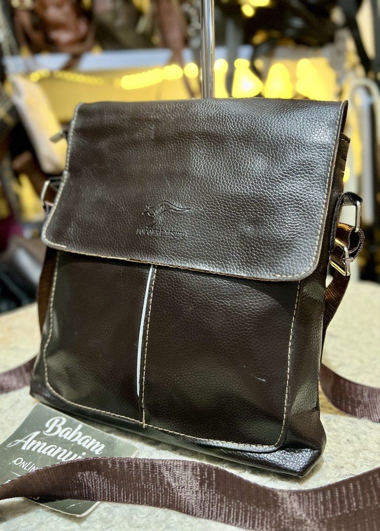Dark Brown Medium Sling Bag for Men (Category: Sling Bags) located in Rizal. Submitted by babamamanyingonlineshop (Listing ID 1468348243, Image 2). Description: .
