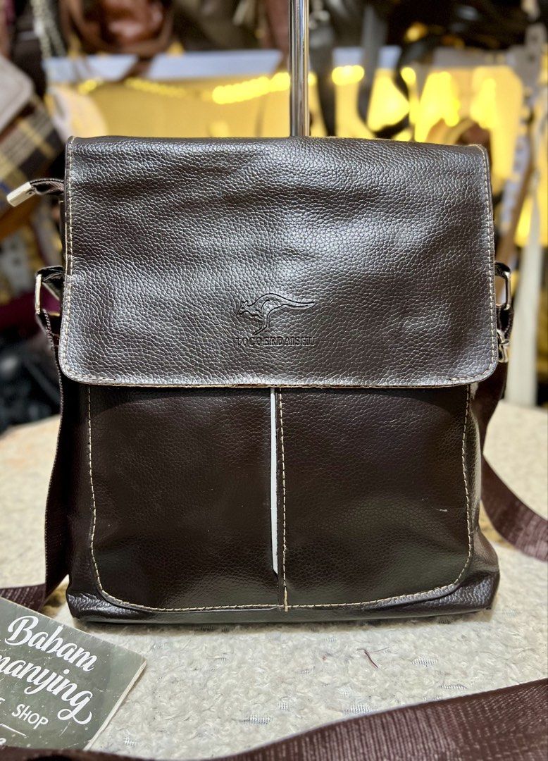 Dark Brown Medium Sling Bag for Men (Category: Sling Bags) located in Rizal. Submitted by babamamanyingonlineshop (Listing ID 1468348243, Image 1). Description: .