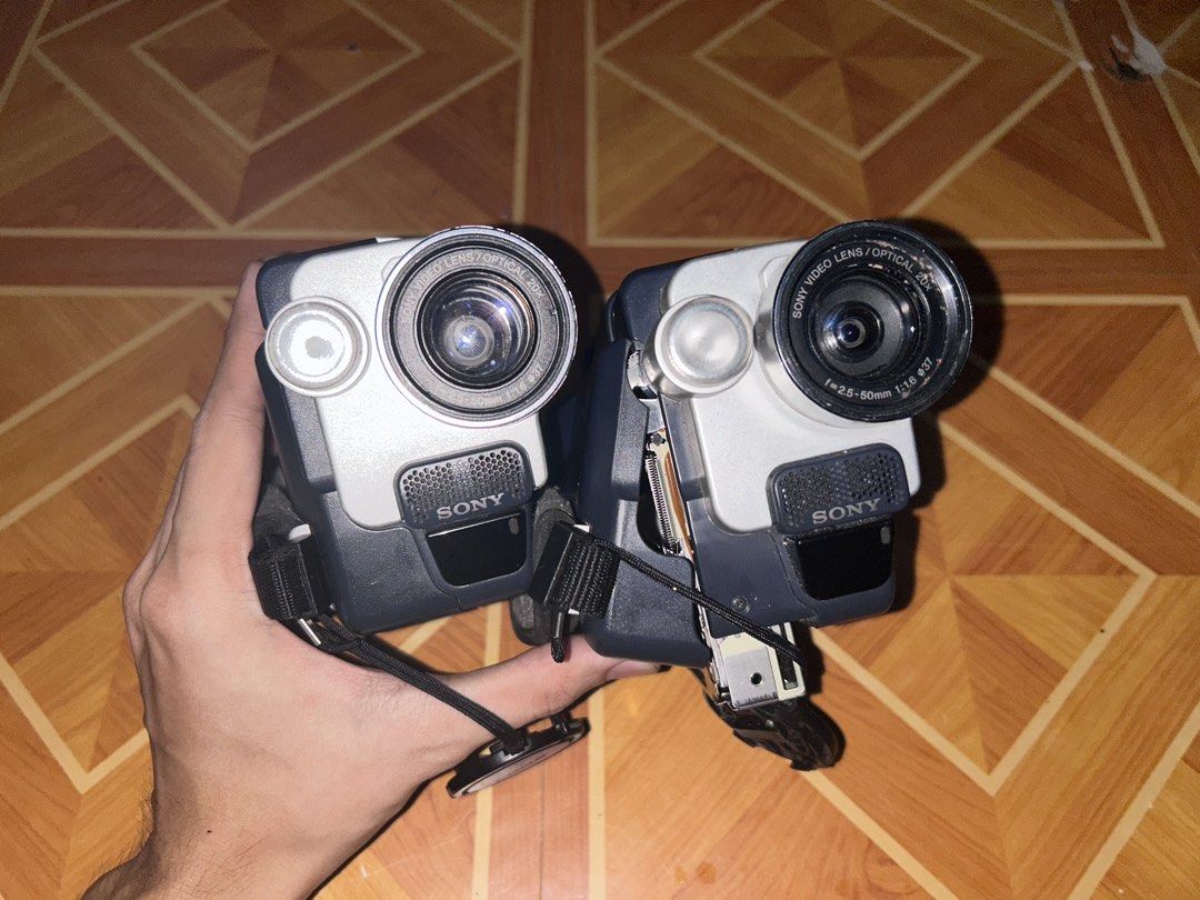 DEFECT Sony Handycam CCD-TRV318 (Category: Video Cameras) located in Pandi. Submitted by demmyyy (Listing ID 1468422632, Image 3). Description: SELLING AS BUNDLE ONLY • Both units are UNTESTED (no battery & charger to test) • Unit 1: Walang LCD screen, and naka-open lang yung tape deck, hindi masara. • Unit 2: LCD Damage Selling as is, good for parts, repair, or restoration project. Hindi guaranteed ang functionality since both units are untested