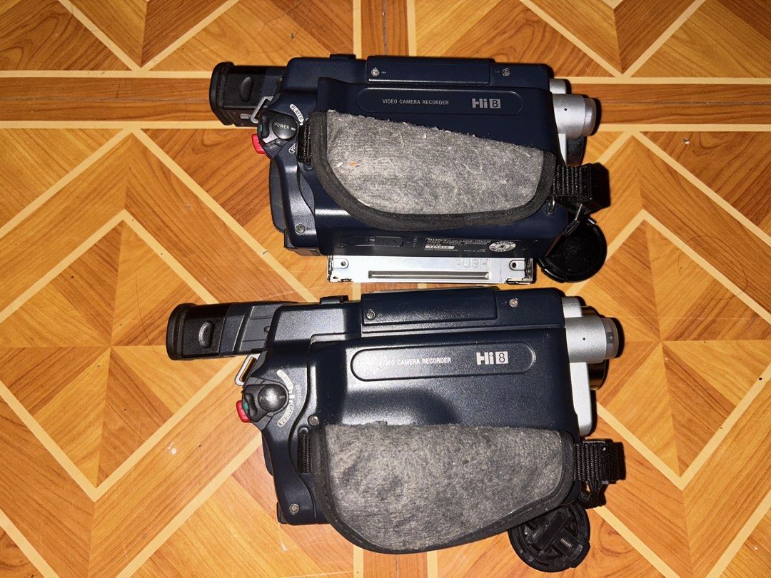 DEFECT Sony Handycam CCD-TRV318 (Category: Video Cameras) located in Pandi. Submitted by demmyyy (Listing ID 1468422632, Image 2). Description: SELLING AS BUNDLE ONLY • Both units are UNTESTED (no battery & charger to test) • Unit 1: Walang LCD screen, and naka-open lang yung tape deck, hindi masara. • Unit 2: LCD Damage Selling as is, good for parts, repair, or restoration project. Hindi guaranteed ang functionality since both units are untested