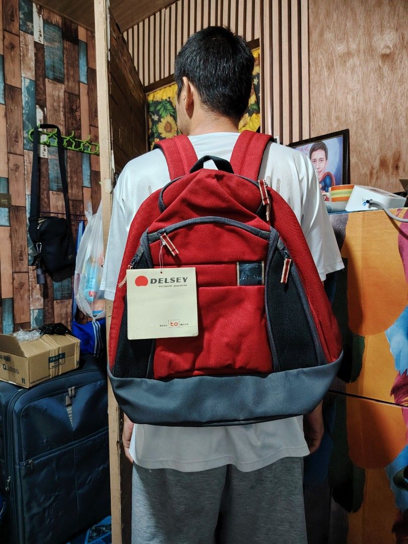 DELSEY BAGPACKS ORIGINAL (Category: Backpacks) located in Manila. Submitted by einalem1018 (Listing ID 1468286300, Image 1). Description: Original delsey bag from warehouse... Na stock lang po sa warehouse ang bags pero almost new pa din po...never use Gcash mop Lalamove jnt shipping Me video po ako ng bags ...send by pm.