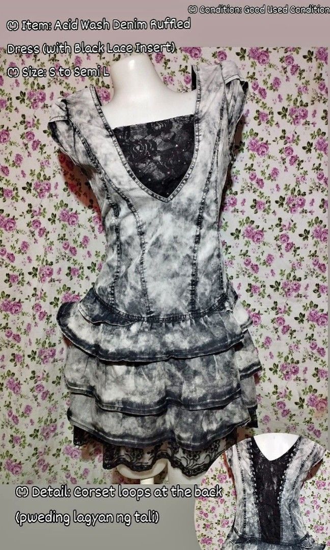 Denim Dress (Category: Dresses) located in Solano. Submitted by ashamegumi (Listing ID 1468460698, Image 1). Description: shipping via J&T EXPRESS SF: 54PHP & above.