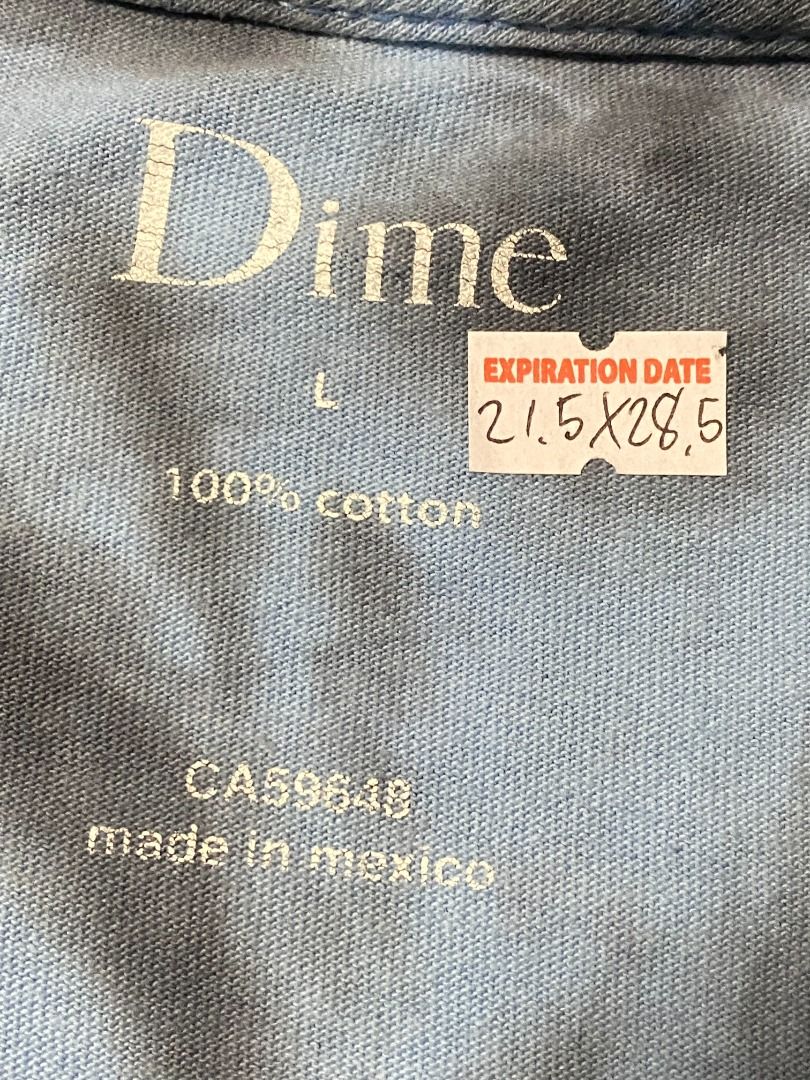 Dime tie dye long sleeves (Category: Tshirts & Polo Shirts ) located in Las Pinas. Submitted by all_details_posted (Listing ID 1468436136, Image 2). Description: pink stain on left shoulder, hairlines, one pinhole on hem.