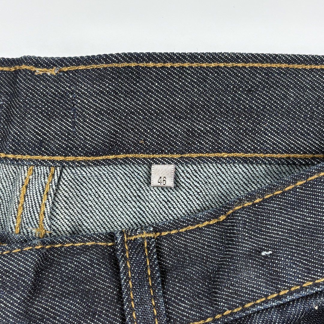 Dior - Hedi Slimane - Indigo Denim Pants (Category: Luxury Apparel) located in Bacolod City. Submitted by cast.archives (Listing ID 1468296201, Image 3). Description: Dior - Hedi Slimane - Indigo Denim Pants Waist: 30" Length: 47" Inseam: 39" Leg opening: 7.5" Condition: Excellent Flaw: Cut tag.