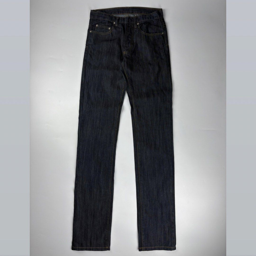 Dior - Hedi Slimane - Indigo Denim Pants (Category: Luxury Apparel) located in Bacolod City. Submitted by cast.archives (Listing ID 1468296201, Image 1). Description: Dior - Hedi Slimane - Indigo Denim Pants Waist: 30" Length: 47" Inseam: 39" Leg opening: 7.5" Condition: Excellent Flaw: Cut tag.