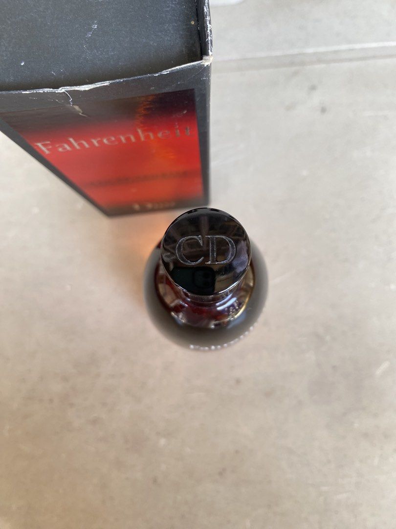 Dior Fahrenheit 100ml (Decluttering) (Category: Fragrance & Deodorants) located in Mangaldan. Submitted by primedealsofficial.ph (Listing ID 1468299730, Image 2). Description: ✅ Still Negotiable for Sure Buyers ✅ - Personal Used - lightly Used - 70-75% Full - no issue - with box 📍Loc: Mangaldan Pangasinan (can do meet up but depends on the location) We’ll cover the shipping fee if within Luzon.