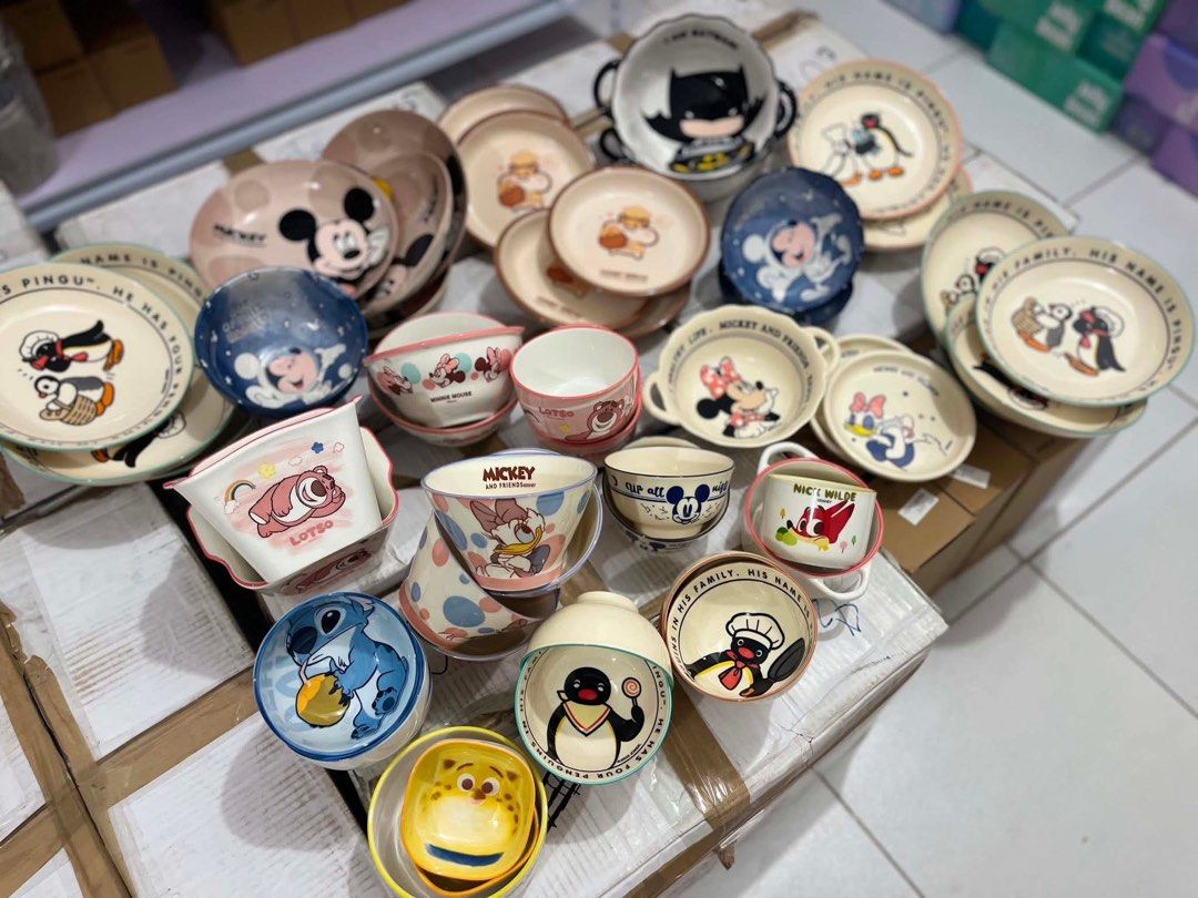 Disney Ceramics Assorted (Category: Dinnerware & Cutlery) located in Manila. Submitted by lovebagsbydalle (Listing ID 1468295461, Image 1). Description: 1 box na lang po ito 50 - 60 pcs laman. .