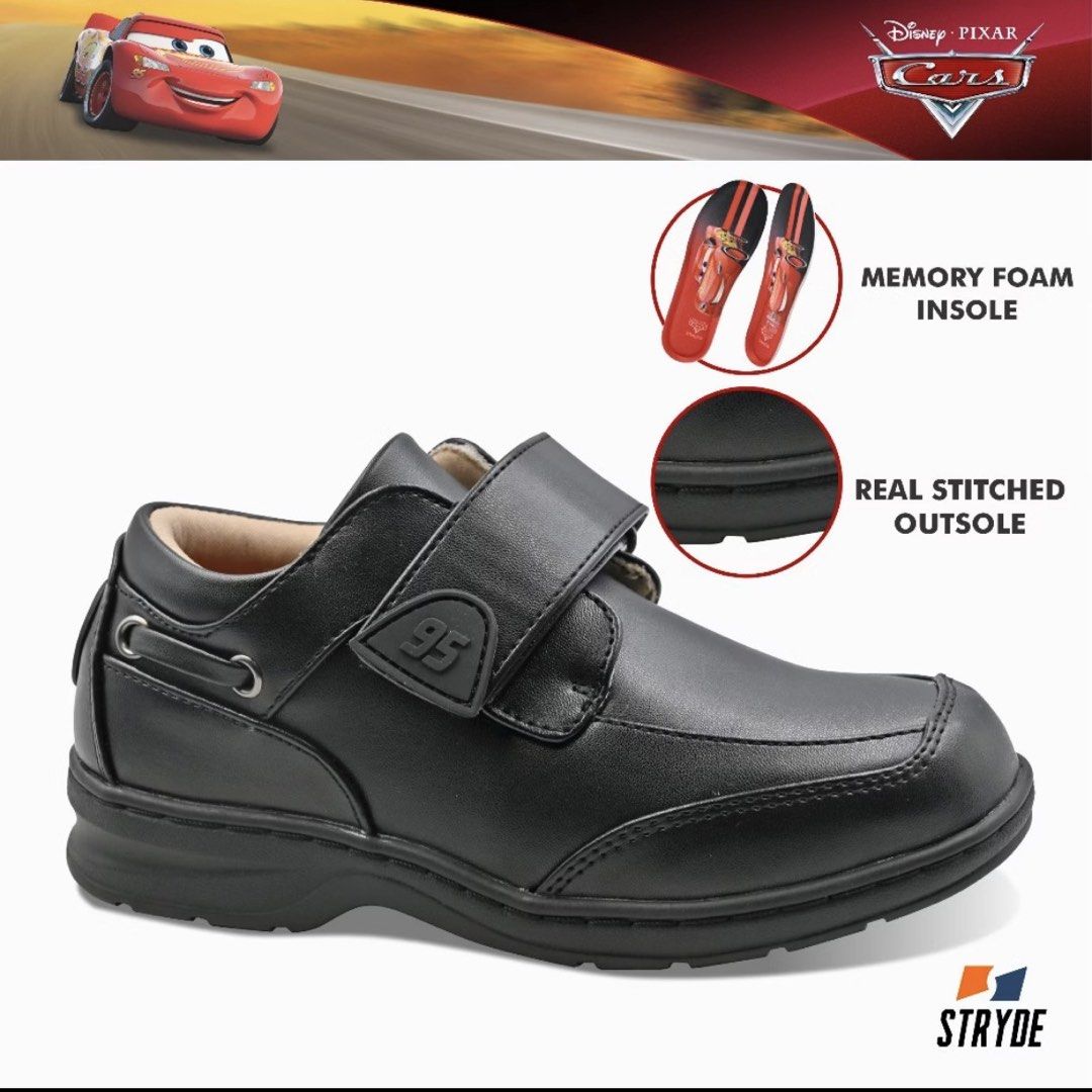 Disney McQueen school shoes US11 (Category: Babies & Kids Fashion) located in Cavite. Submitted by paula3 (Listing ID 1468418013, Image 1). Description: Bought for 1399 Almost new Only 3 months used since my son upgrade to next size that fast Memory insole.
