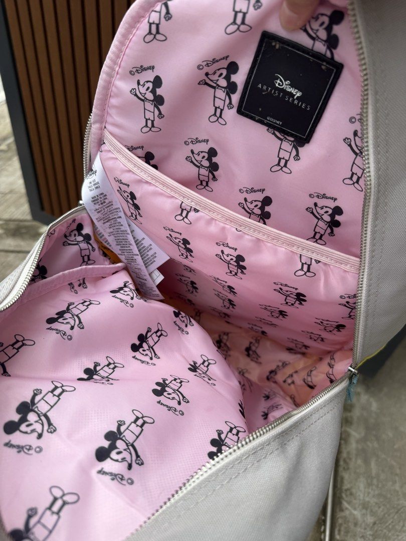 Disney original backpack (Category: Stationery & School Supplies) located in Quezon City. Submitted by younik_finds (Listing ID 1468494038, Image 3). Description: Used once, stored after. No more tags Original from US latge capacity sturdy construction high quality.