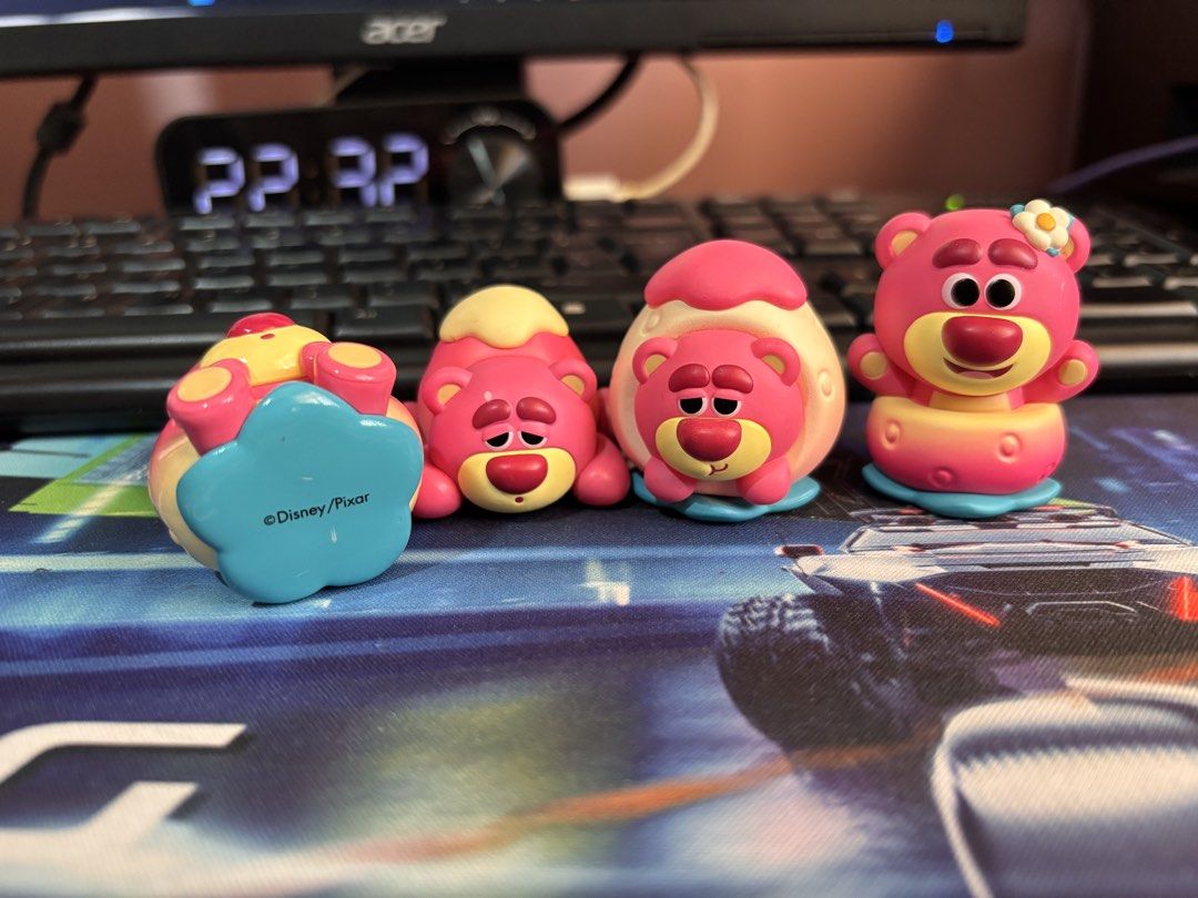 Disney Pixar Lotso Bear Figures Set (Category: Figurines & Statues) located in Manila. Submitted by nero.ph (Listing ID 1468420533, Image 2). Description: Selling as set only ₱450 only MOP: GCASH/ Maribank only MOD: JNT only.