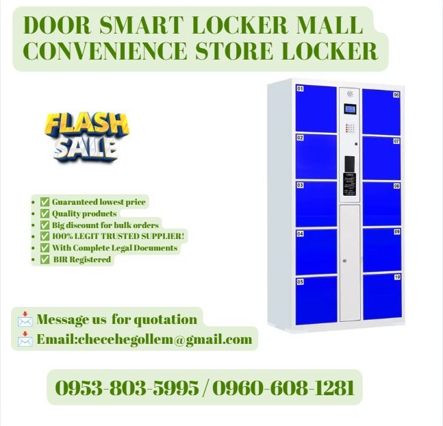 Door Smart Locker Mall Convenience Store Locker (Category: Everything Else Others) located in Caloocan City. Submitted by 09945233960 (Listing ID 1468359503, Image 1). Description: ★48 doors 1800*3400*460mm .