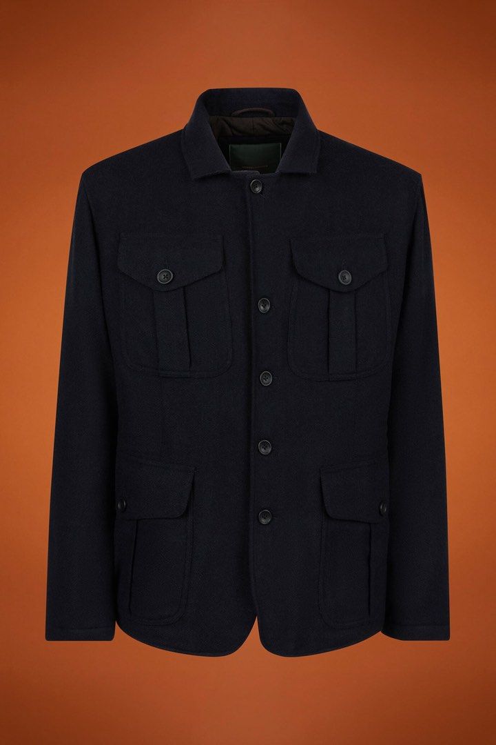 DOPPLEGÄNGER Mens Boiled Wool Blend Jacket Light Padded Regular Fit (Category: Coats, Jackets and Outerwear) located in Puerto Princesa. Submitted by terdsthrift (Listing ID 1468443929, Image 3). Description: DOPPELGÄNGER Mens Boiled Wool Blend Jacket Light Padding Regular Fit Width: 22 Length: 28 Shoulder: 19 Brand New W Hangtag! In Excellent Condition / No Issue Color Rate: 10/10 - Brand: Doppelgänger - Condition: Brand new with original store 