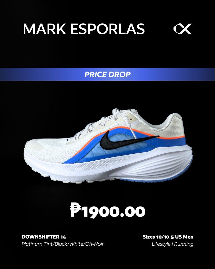 Downshifter 14 (Category: Sneakers) located in Manila. Submitted by mxmxmxmxxx (Listing ID 1468295327, Image 1). Description: .