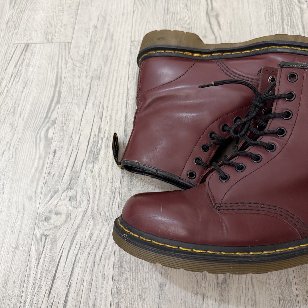Dr. Martens Cherry Boots (Category: Boots) located in Manila. Submitted by wornagainstudios2 (Listing ID 1468429993, Image 2). Description: .