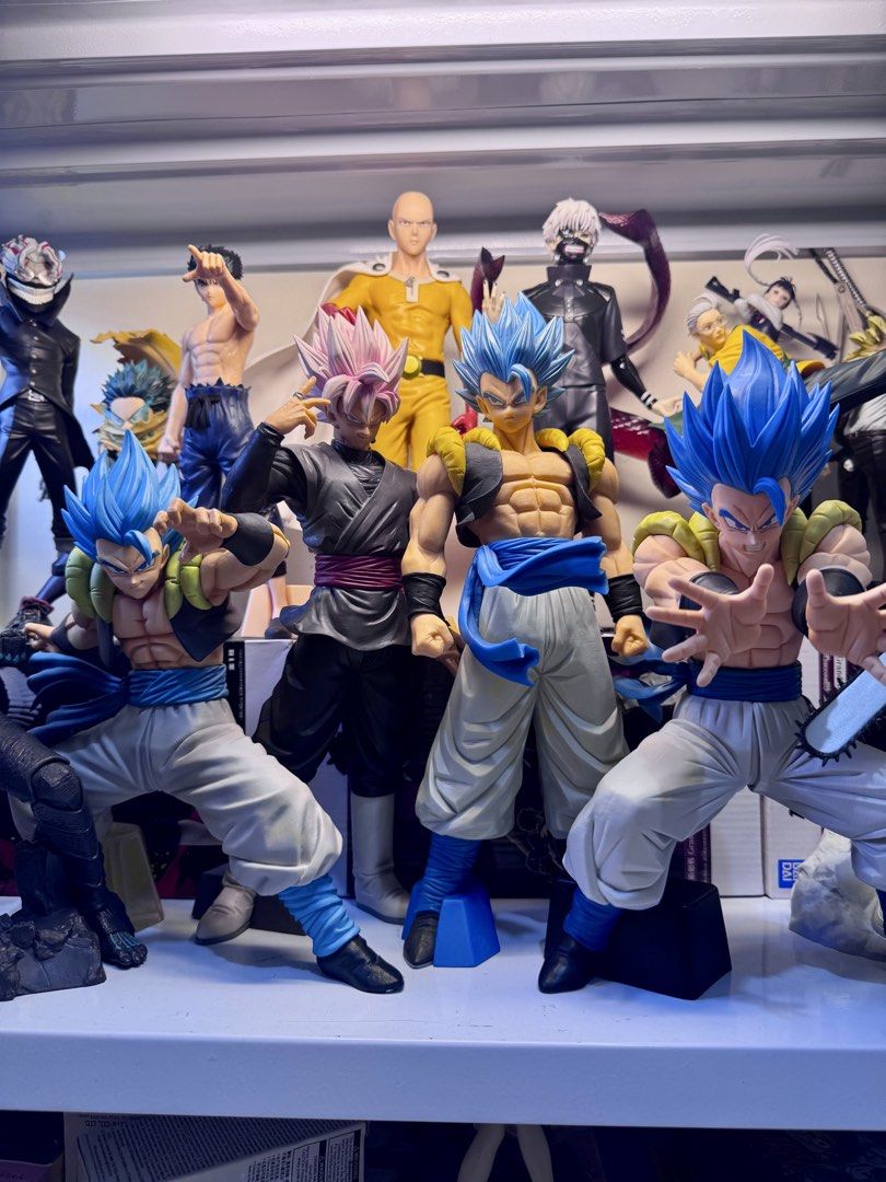 Dragon Ball Figures (Category: Figurines & Statues) located in Mandaluyong City. Submitted by stan1029 (Listing ID 1468308900, Image 1). Description: Selling DBZ Grandista and Masterlise Figures SET for only 4500PHP All authentic! Condition and Break Set price ⬇️ Grandista Gogeta Blue II BIB no issue - 800PHP Grandista Gogeta Blue I BIB no issue - 1500PHP Grandista Goku Rose BIB no issue - 1500PHP Masterlise Gogeta Blue Loose with minor issue - 1