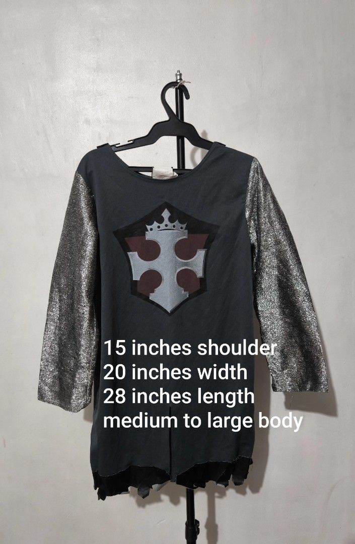 Dragon Slaying Knight Costume Medieval (Category: Tshirts & Polo Shirts ) located in Marikina City. Submitted by alecfordy (Listing ID 1468293570, Image 1). Description: Knight/Medieval Costume medium to large body large on tag.