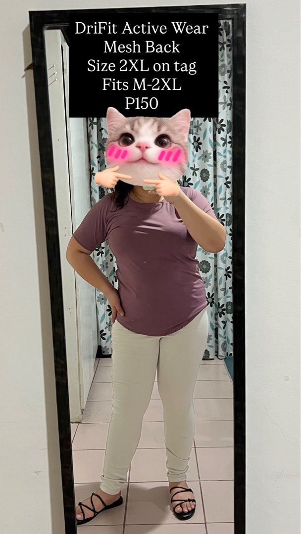 DriFit Active Wear Mesh Top (Category: Activewear) located in Cebu City. Submitted by fromreggg (Listing ID 1468319689, Image 1). Description: DriFit Active Wear Mesh Back Size 2XL on tag Fits M-2XL P150.