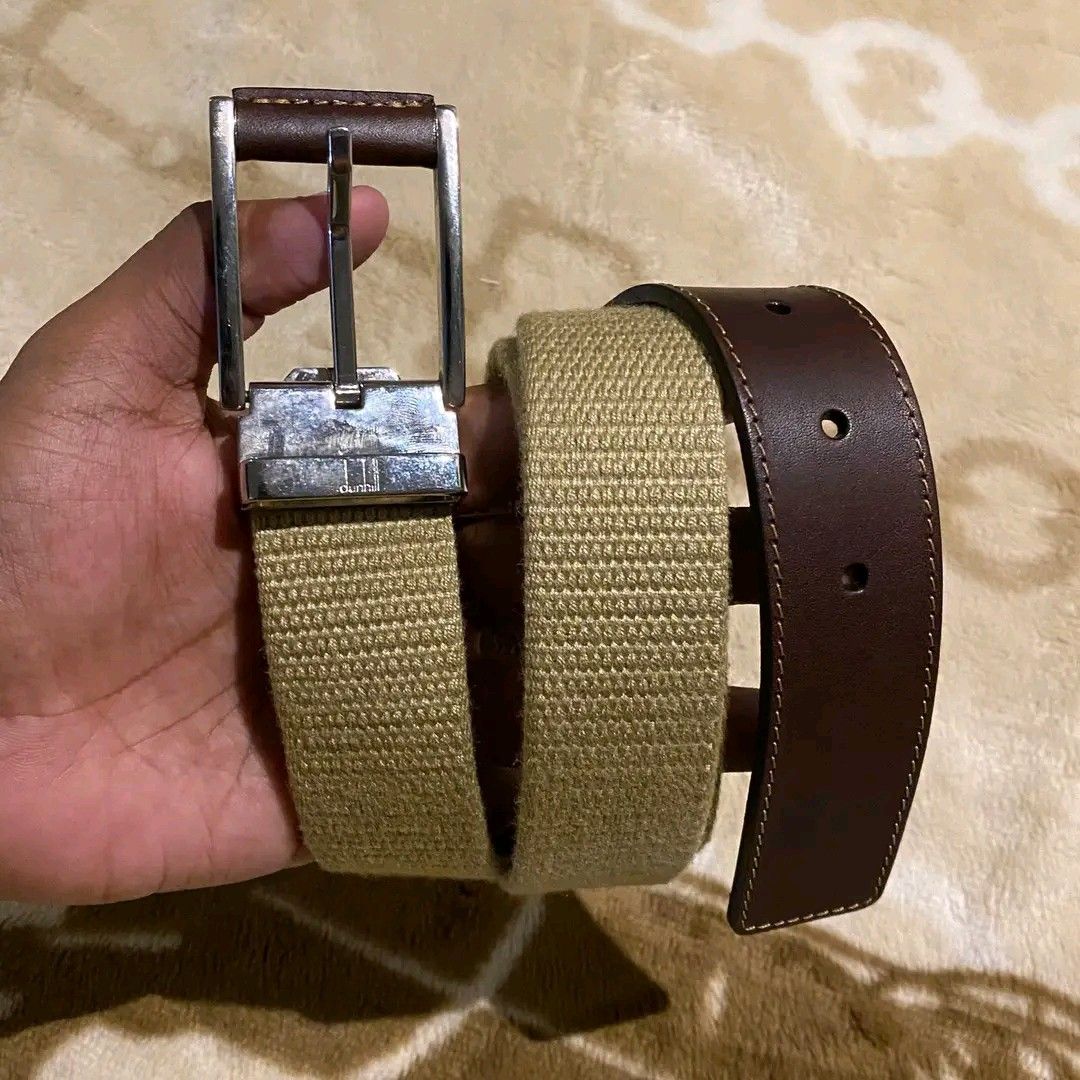 Dunhill Belt (Category: Belts) located in Manila. Submitted by bidgeyow20688 (Listing ID 1468347014, Image 2). Description: excellent condition no issue 41 inch fit to 32-34 waistline parañaque loc jnt or lalamove.