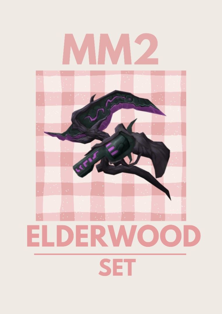 Elderwood Set MM2 (Category: In-Game Products) located in Iligan City. Submitted by sammylovesmiley (Listing ID 1468458713, Image 1). Description: ☞dm me for fast transaction ☞only accepting GCASH and MAYA for payment ☆fixed price ☆ No refund after the trade.