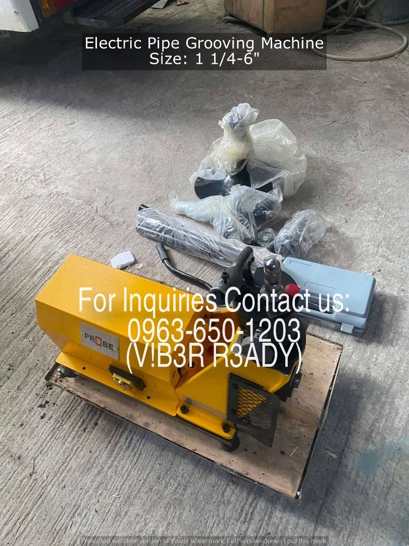 electric pipe grooving machine (Category: Other Home Furniture) located in Manila. Submitted by ramoseliza33488 (Listing ID 1468361502, Image 1). Description: .