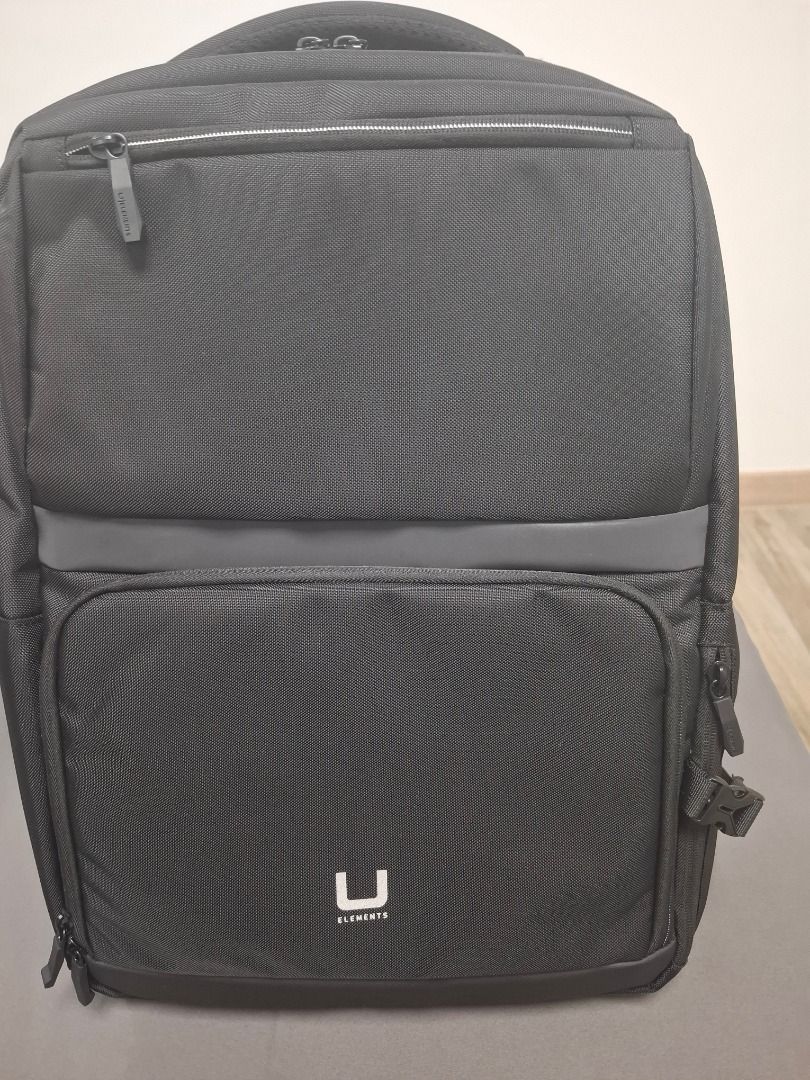 Elements Black Business Travel Laptop Backpack (Category: Backpacks) located in Angeles City. Submitted by jiwooji (Listing ID 1468415444, Image 2). Description: U ELEMENTS Backpack for Sale Bought at SM City Clark for ₱2,500. Used only once and in very good condition. Selling price: ₱800 Location: Clark / Angeles City Lalamove delivery is also available at the buyer’s expense..