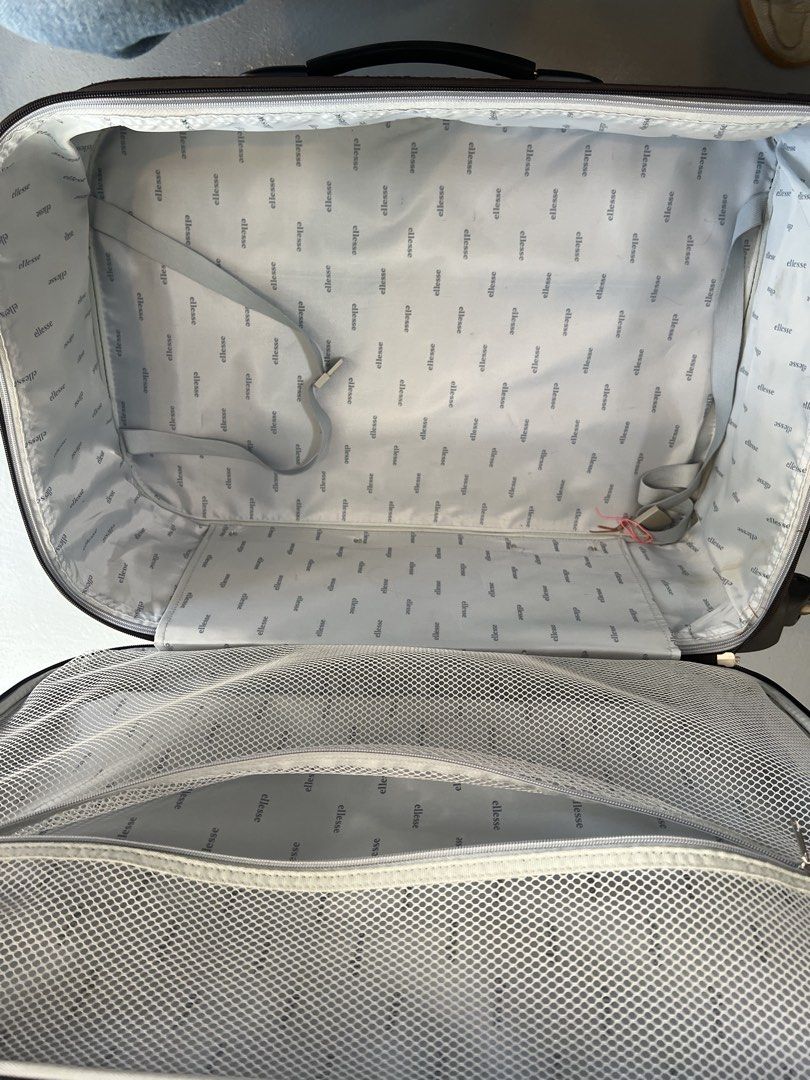 Ellesse Brown Rolling Luggage Suitcase (Category: Luggage) located in Antipolo. Submitted by patricesalle (Listing ID 1468307218, Image 3). Description: ellesse luggage 24 inches ok for check in baggage.