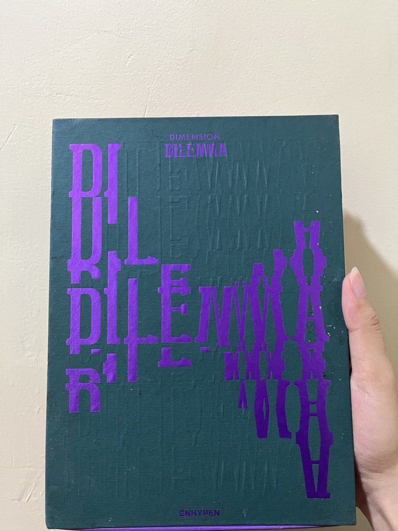 ENHYPEN DILEMMA ALBUM (Category: CDs & DVDs) located in Pasig City. Submitted by vantaeh0013 (Listing ID 1468458531, Image 2). Description: Scylla - complete inclu except pc ₱150 Odyssus- complete inclu except pc ₱150 mop: maribank mod: jnt / lalamove loc: pinagbuhatan, pasig .
