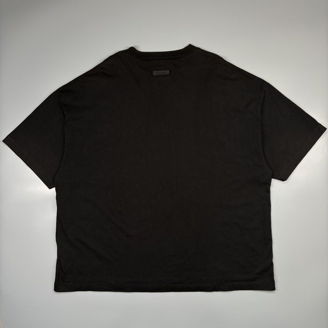 Essentials Fear of god (Authentic) (Category: Activewear) located in Cavite. Submitted by onebeancent (Listing ID 1468429718, Image 3). Description: Size: Oversized XL (Best in 3XL to 4XL) Dimension: 30" Width | 32" Length Color: Jet Black Color Rate: 9.5/10 Issue: Mild Sunfade Chest part Condition: Excellent overall Price: 900php Additional Shipping Fee (J&T Small Pouch) 75php Luzon 100php visayas 120php mindanao.