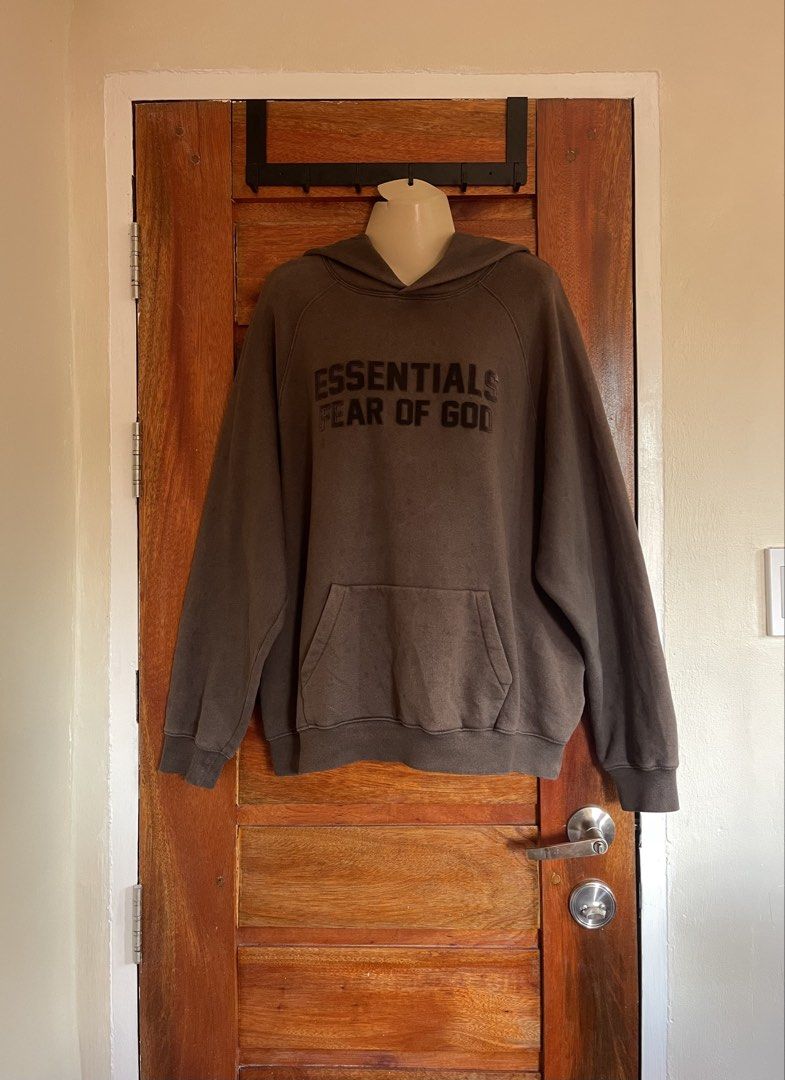 Essentials FOG Hoodie Jacket (Category: Coats, Jackets and Outerwear) located in Baler. Submitted by declutterwithrhys (Listing ID 1468402319, Image 3). Description: FOR SALE (PLEASE MAKE READING A HABIT) ESSENTIALS FEAR OF GOD PULLOVER HOODIE JACKET SIZE MEDIUM ON TAG WIDTH 25.5 INCHES | LENGTH 27.5 INCHES BEST FIT SIZE LARGE TO EXTRA LARGE BODY FRAME (OVERSIZED) COMPLETE TAG AND WASH TAG COLOR RATE 8.5/10 WITH KANGAROO POCKET AUTHENTIC/ORIGINAL