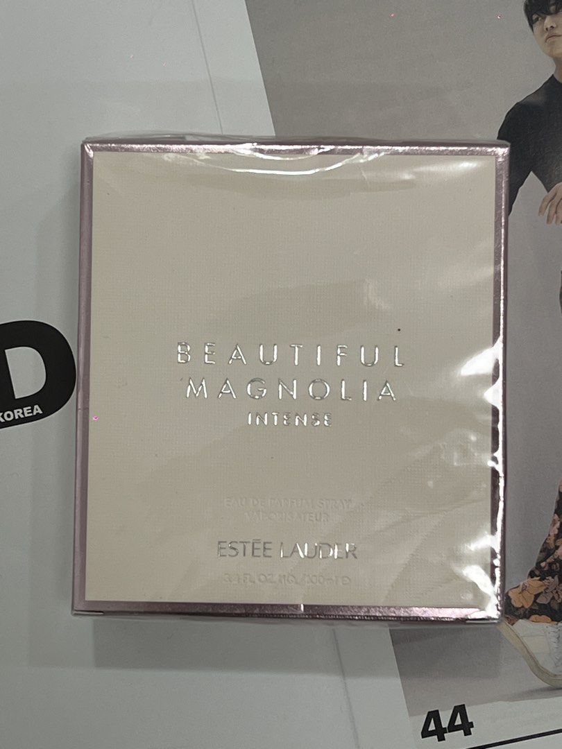 Estée Lauder Beautiful Magnolia Intense Eau de Parfum (Category: Fragrance & Deodorants) located in Iloilo. Submitted by eggbunana (Listing ID 1468442368, Image 3). Description: - Authentic Estée Lauder Beautiful Magnolia Intense Eau de Parfum - Generous size: 3.4 fl oz / 100 mL - Brand new, factory-sealed in original cellophane wrapping - Box is completely unopened and in pristine condition - 100% genuine, buy with confidence - Perfect for gifts