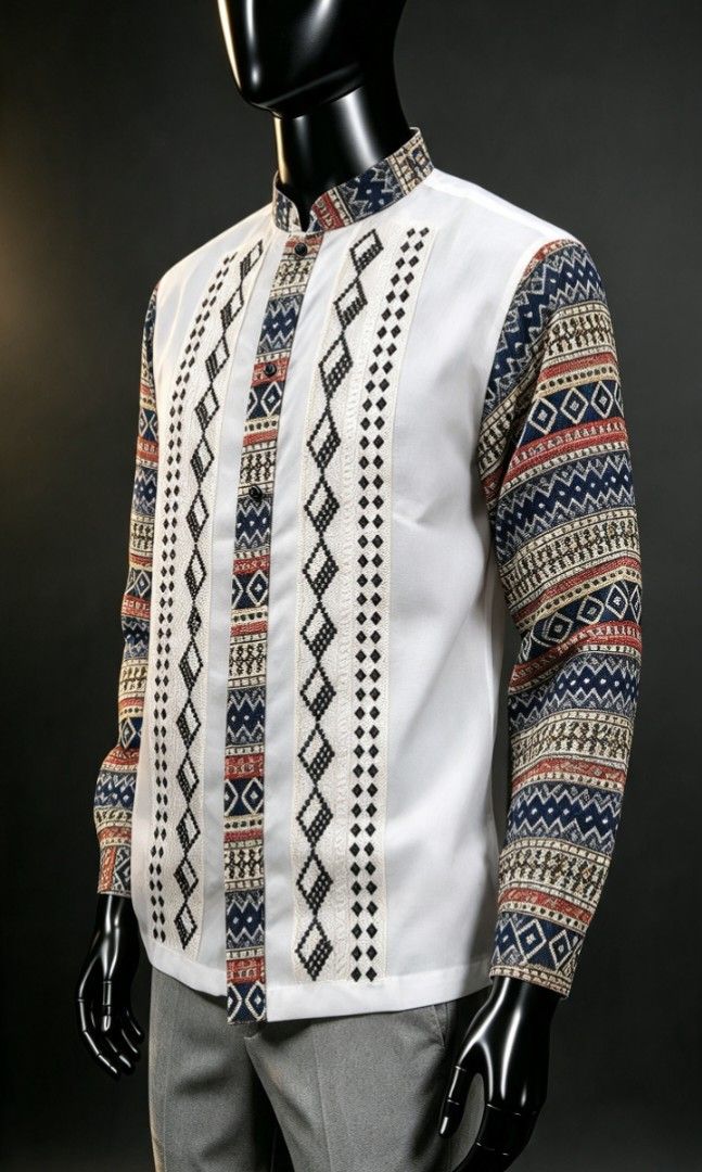 ethnic inspired barong tagalog (Category: Formal Shirts) located in Lumban. Submitted by barongnicia (Listing ID 1468461167, Image 1). Description: + Direct from Manufacturer: This product is directly sourced from the barong manufacturer, ensuring authenticity and directness in your purchase. You get the genuine article, crafted with care. * All items are crafted specifically for you, providing a personalized touch to your purchase. Plan your pur