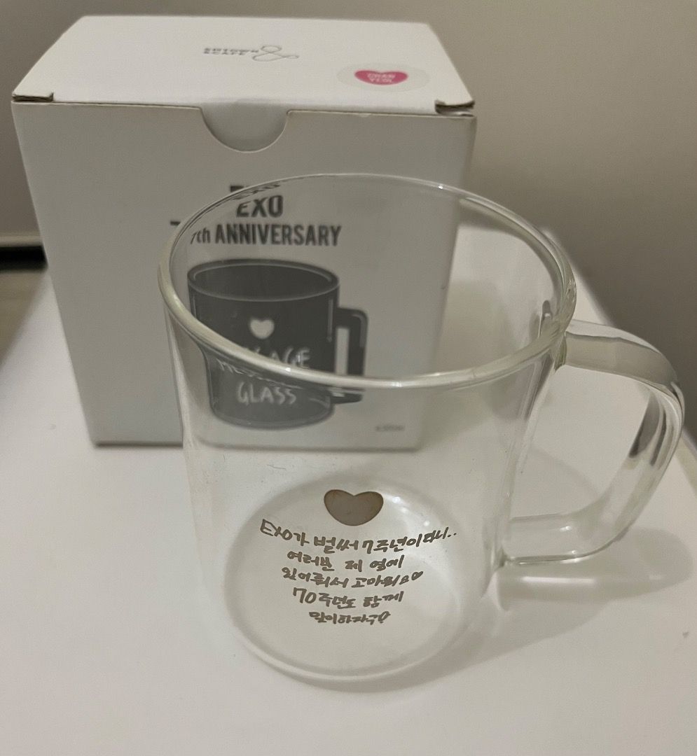 EXO CHANYEOL 7th ANNIVERSARY MUG (Category: K-Wave Merchandise) located in San Pedro. Submitted by charley714 (Listing ID 1468308666, Image 1). Description: wts lfb ph only exo chanyeol md merch EXO CHANYEOL 7th ANNIVERSARY MUG (never used) Php 350 + LSF MOP: Gcash DOP: PAYO/3 days reservation MOD: SDD (preferred) / Direct J&T DM to claim/inquire.