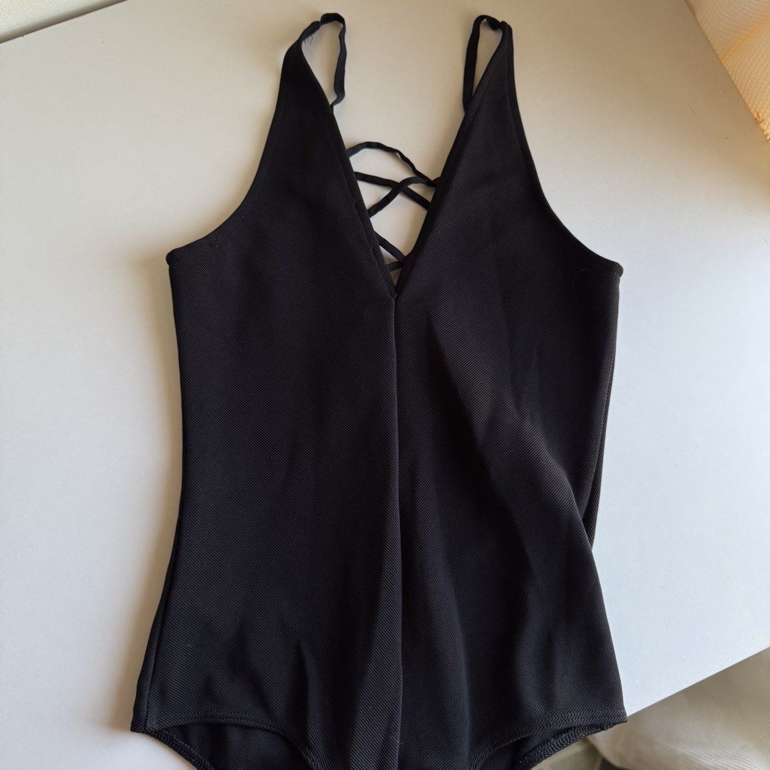 Express Black Lace-Up Bodysuit (Category: Bikinis & Swimsuits) located in Santa Rosa. Submitted by ceyllective (Listing ID 1468385400, Image 3). Description: .