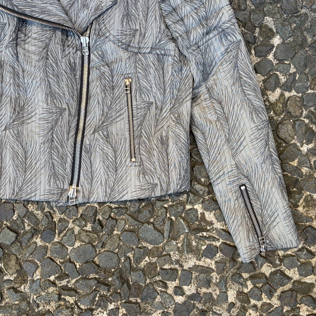 Faith Connexion Biker Jacket (Category: Coats, Jackets and Outerwear) located in Manila. Submitted by stablesource (Listing ID 1468412765, Image 3). Description: Faith Connexion Biker Jacket Size 40 Dimension: 19.5 Width 22 Length Excellent Kindly Check All Details Before Purchase🤝.