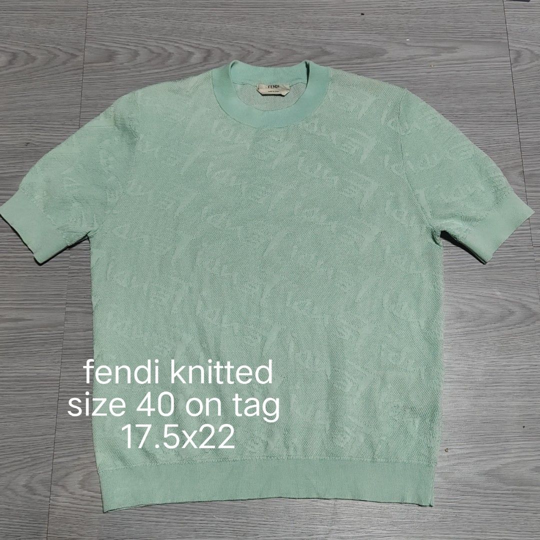 fendi knitted tops (Category: Luxury Apparel) located in Amadeo. Submitted by josephotep (Listing ID 1468412256, Image 2). Description: fendi knitted tops size 40 on tag 17.5x22 750 plus sf loc cavite . pm📥.