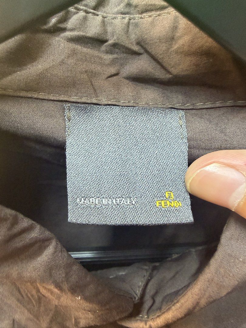 Fendi shorts sleeve (authentic) (Category: Luxury Accessories) located in Baguio. Submitted by picksby_mik (Listing ID 1468453813, Image 2). Description: Excellent condition First large to xl 2580 shipped.