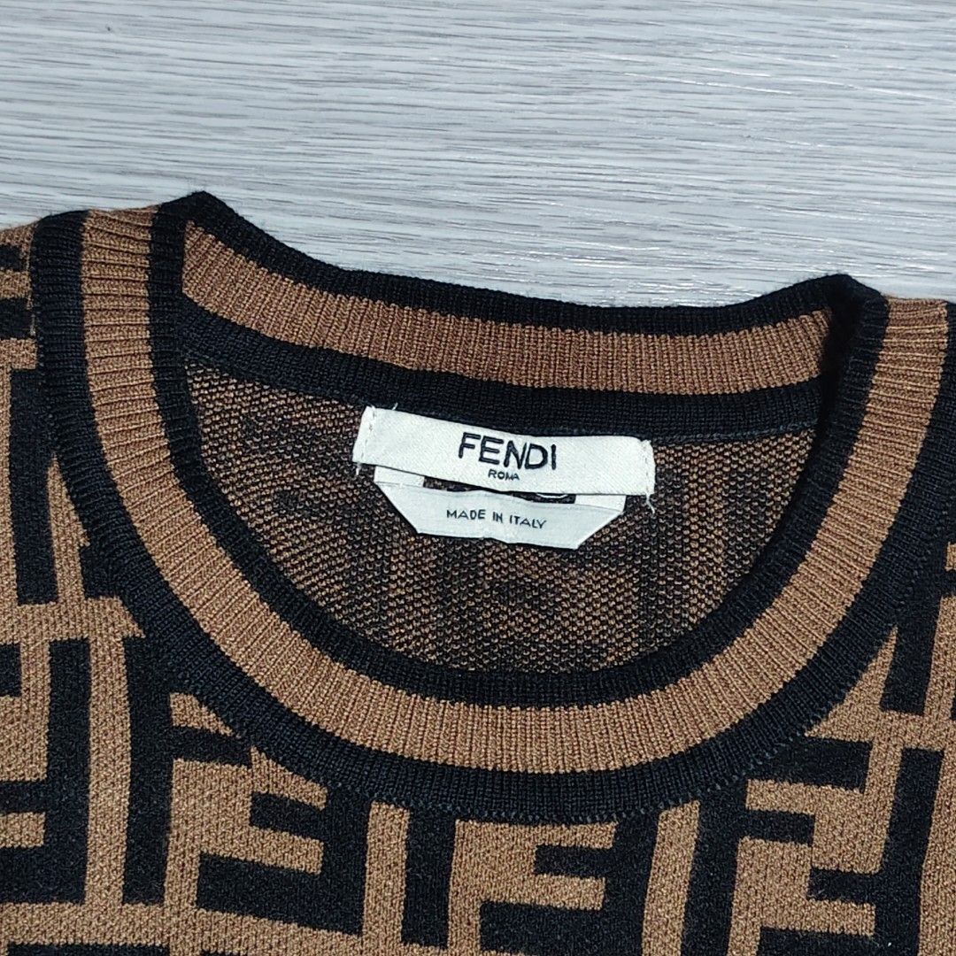 fendi sweater women monogram (Category: Luxury Apparel) located in Amadeo. Submitted by josephotep (Listing ID 1468411638, Image 3). Description: fendi sweater women monogram size 40 on tag 17.5x23 as new no issue 850 plus sf loc cavite pm📥.