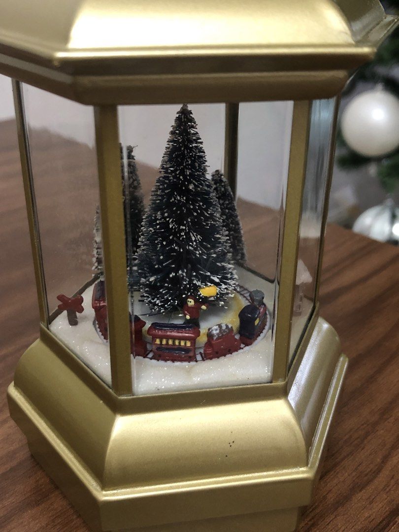Festive Lantern Train w/ music & light (Category: Other Home Decor) located in Cavite. Submitted by surplus_atbp (Listing ID 1468310208, Image 3). Description: Plays: We wish you a Merry Christmas 🎄 Light: Battery operated Music: Key operated.