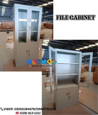 FILING CABINET/DISPLAY CABINET/OFFICE CABINET (Category: Other Home Furniture) located in Caloocan City. Submitted by meannefunt41572 (Listing ID 1468343900, Image 3). Description: NOTE: THIS IS FOR POSTING PURPOSES ONLY, KINDLY DIRECT MESSAGE ME IN THE NUMBER ATTACHED IN THE PHOTOS FOR PRICE AND FOR MORE DETAILS ------------------------------ ASANZA'S OFFICE FURNITURE SHOP is a manufacturer and supplier of Office and Home Furniture. 𝑭𝑹𝑬𝑬 𝑬�