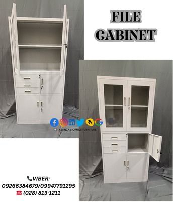 FILING CABINET/DISPLAY CABINET/OFFICE CABINET (Category: Other Home Furniture) located in Caloocan City. Submitted by meannefunt41572 (Listing ID 1468343900, Image 1). Description: NOTE: THIS IS FOR POSTING PURPOSES ONLY, KINDLY DIRECT MESSAGE ME IN THE NUMBER ATTACHED IN THE PHOTOS FOR PRICE AND FOR MORE DETAILS ------------------------------ ASANZA'S OFFICE FURNITURE SHOP is a manufacturer and supplier of Office and Home Furniture. 𝑭𝑹𝑬𝑬 𝑬�