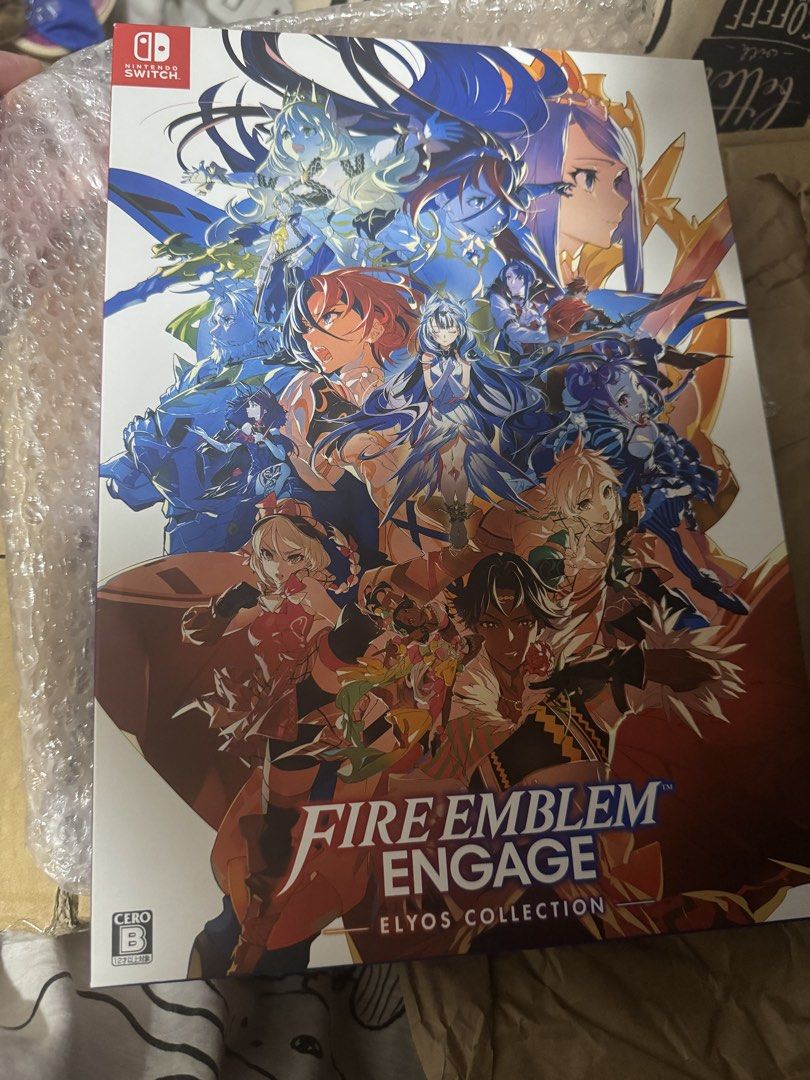 Fire Emblem Engage Elyos Collection Nintendo Switch (Category: Nintendo) located in Marikina City. Submitted by zobel.yanna (Listing ID 1468442158, Image 1). Description: The collection includes the Nintendo Switch game, artbook, SteelBook case, art cards, and poster. - Game Title: Fire Emblem Engage Elyos Collection - Platform: Nintendo Switch (Japanese Import / CERO B) - Condition: Brand new, unopened, and wrapped in bubble wrap - Edition: Big 