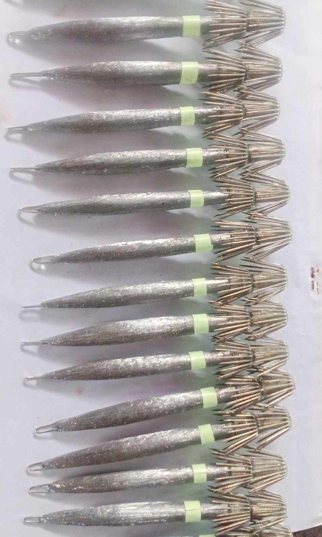 Fishing squid lure /bait (Category: Looking For) located in Jinoba-an. Submitted by 3jstore (Listing ID 1468353602, Image 2). Description: Fishing lure/bait for squid Doble tangkab Luminous New and good condition. Original.