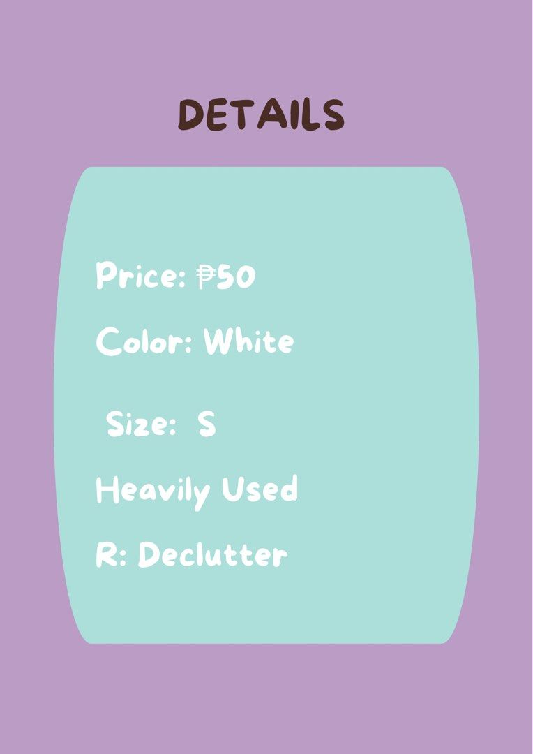 Fitted Basic Top- White (Category: Shirts) located in Manila. Submitted by blairwinter (Listing ID 1468332686, Image 2). Description: .