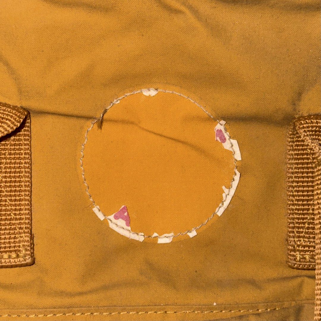 Fjallraven Kanken Backpack Classic in Ochre (Category: Backpacks) located in Manila. Submitted by jillibeans (Listing ID 1468368629, Image 3). Description: *SEE 3RD PHOTO FOR THE CURRENT STATE OF THE LOGO (ACTUAL PHOTO) • Original Kanken bag • Bought in the States • Color: Ochre • Model: Kanken Classic • Size: 36cm x 27.5cm (fits 13in laptop) • In good condition no other issues aside from the logo.