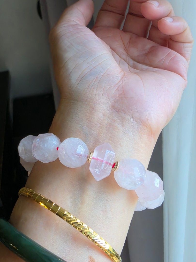 Flower Rose Quartz (Category: Bracelets) located in Manila. Submitted by cavalierdolls (Listing ID 1468363360, Image 2). Description: 🌸 NEW ARRIVAL | ROSE QUARTZ FLOWER BRACELET 💗 A beautiful medium-sized Rose Quartz flower paired with faceted Rose Quartz beads for a soft, elegant pink glow. ✨🌷 💕 DIY bracelet — sweet, feminine, and perfect for everyday wear or gifting! 📩 Message us to order. #RoseQuartz #RoseQuartzBracelet #PinkGemstones #DI