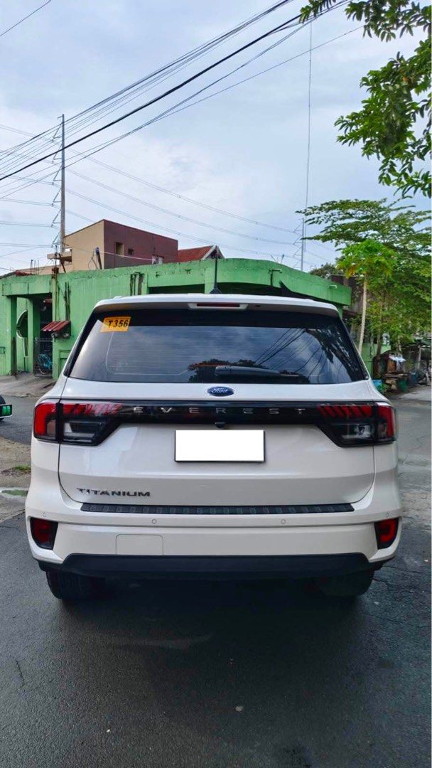 Ford Everest (Category: Used Cars) located in Imus. Submitted by eironn.apar (Listing ID 1468454930, Image 2). Description: For sale! 2023 FORD EVEREST TITANIUM 4x2 Automatic transmission 2.0L Turbo Diesel engine 6-Speed Automatic Push Start/Stop Button Panoramic Moonroof Power liftgate Leather seats Casa Maintained 50k plus kms Mileage First owner Complete Documents Owners manual & Booklet 2 original remote keys Price : 1,450,000 Imus Cavite Are