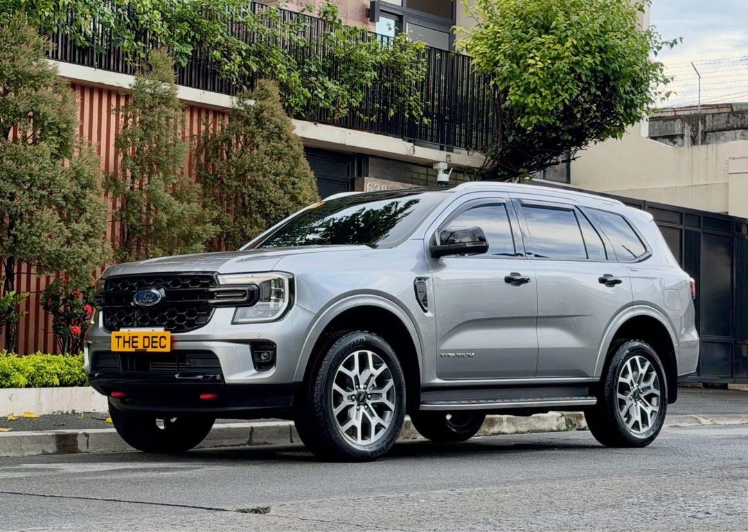 Ford Everest Titanium Plus 4x2 Auto (Category: Used Cars) located in Manila. Submitted by quality_cars (Listing ID 1468457015, Image 2). Description: FOR SALE - Guaranteed Best Buy Brand: Ford Model: Everest Titanium Plus 4x2 Year Model: 2025 Transmission: Automatic Color: Gray Fuel Type: Diesel Engine Mileage: 6K Casa Maintained Ending Plate: “6” Wednesday Coding MY SELLING PRICE: 1.848m Negotiable Trade In Ok, Financing Ok All Stock SunRoof / M